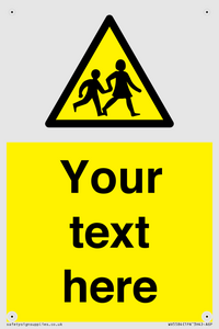 Custom Warning children Sign